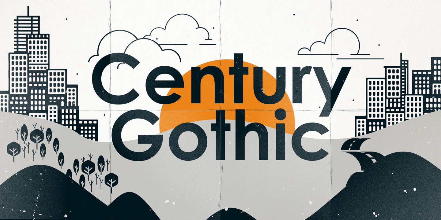 century gothic download mac free