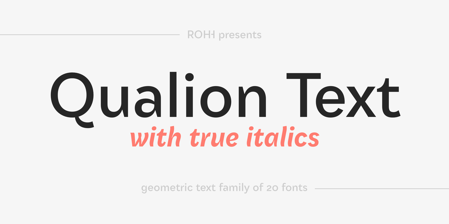 Qualion Text