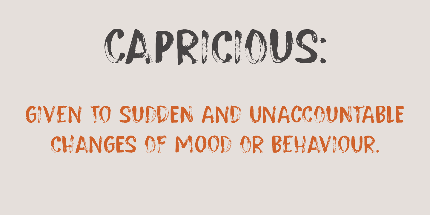 Capricious: descárguelo gratis e instálelo en su sitio web o Photoshop.