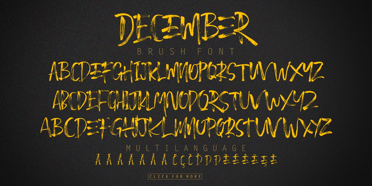 December Brush: descárguelo gratis e instálelo en su sitio web o Photoshop.