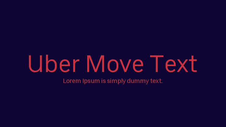 Uber Move TML APP