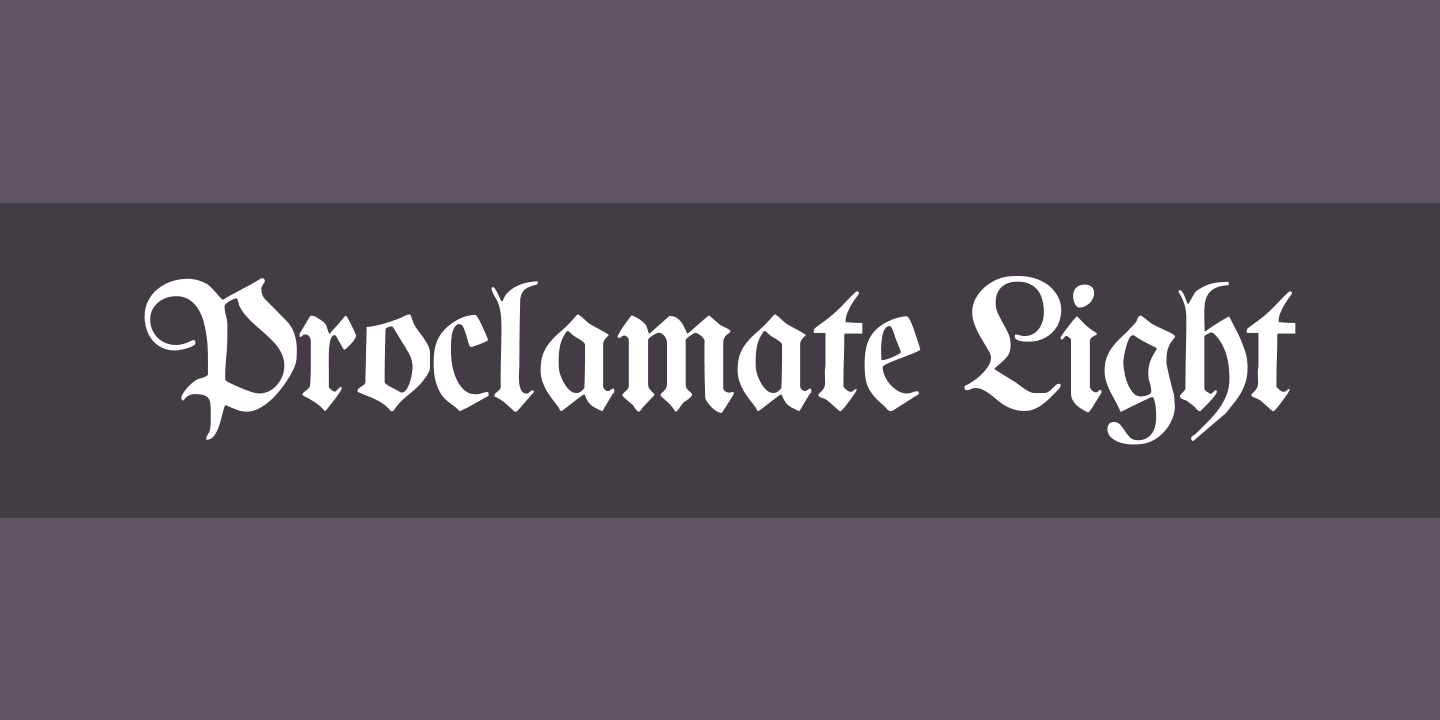 Proclamate Light