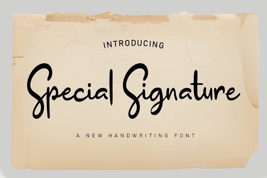 Special Signatur