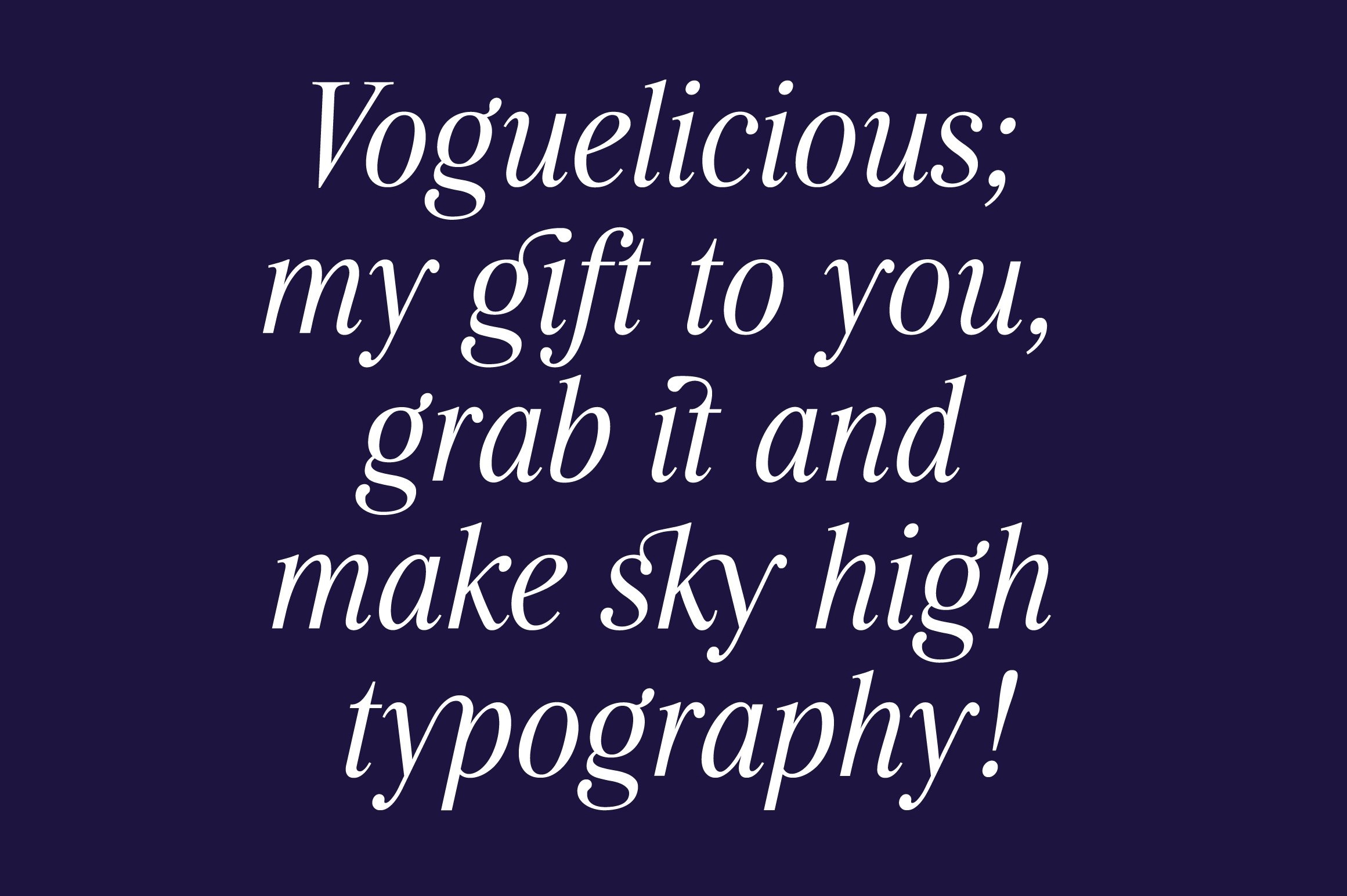 Voguelicious