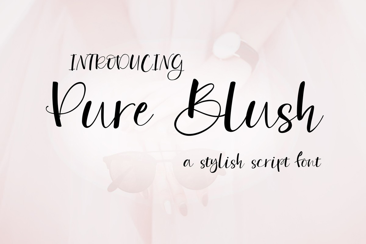 Pure Blush Script